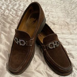 Salvatore Ferragamo Suede Loafers